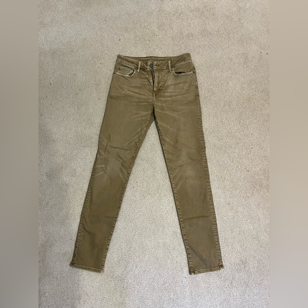 American Eagle Next Level Flex slim fit khaki Pants